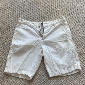 Hollister Shorts 29 White w/ Blue Dots